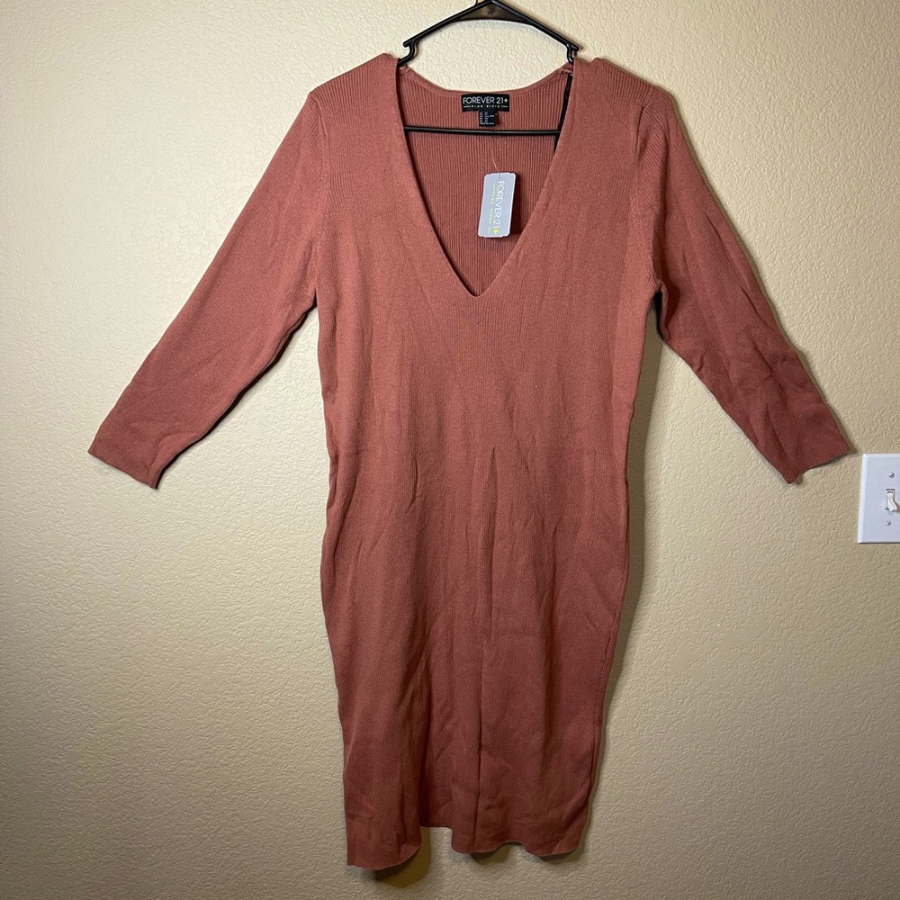 Forever 21 Plus Size long sleeve dress
